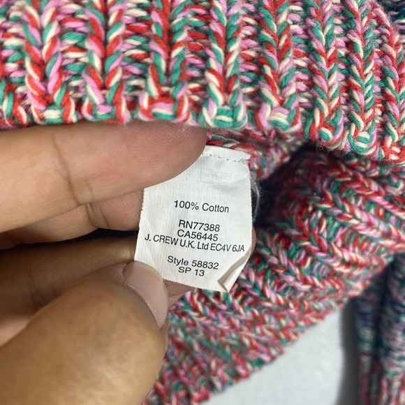 Madewell Sweater Small V-Neck Knit Colorblock Spectrum Pullover Long Sleeve - Picture 9 of 11